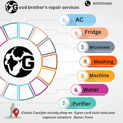 Good Brothers Repair- fridge ,washing machine, ac , and microwave.